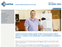 Tablet Screenshot of cabtek.com.au